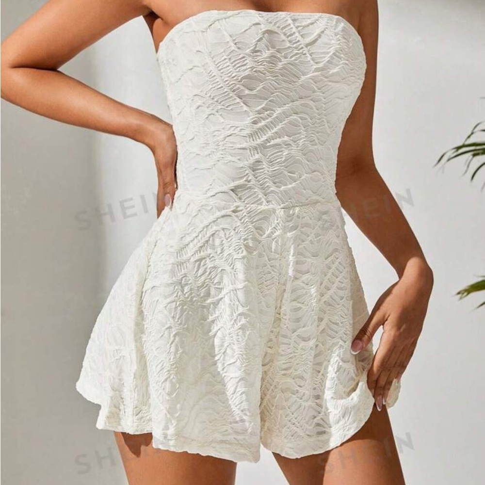 Cute white romper